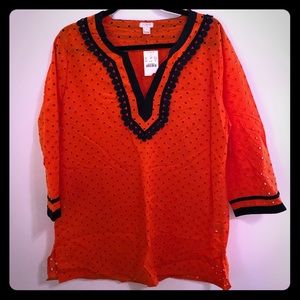 J.Crew Factory Eyelet Cover-up